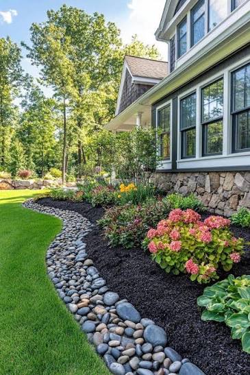 Landscapers work