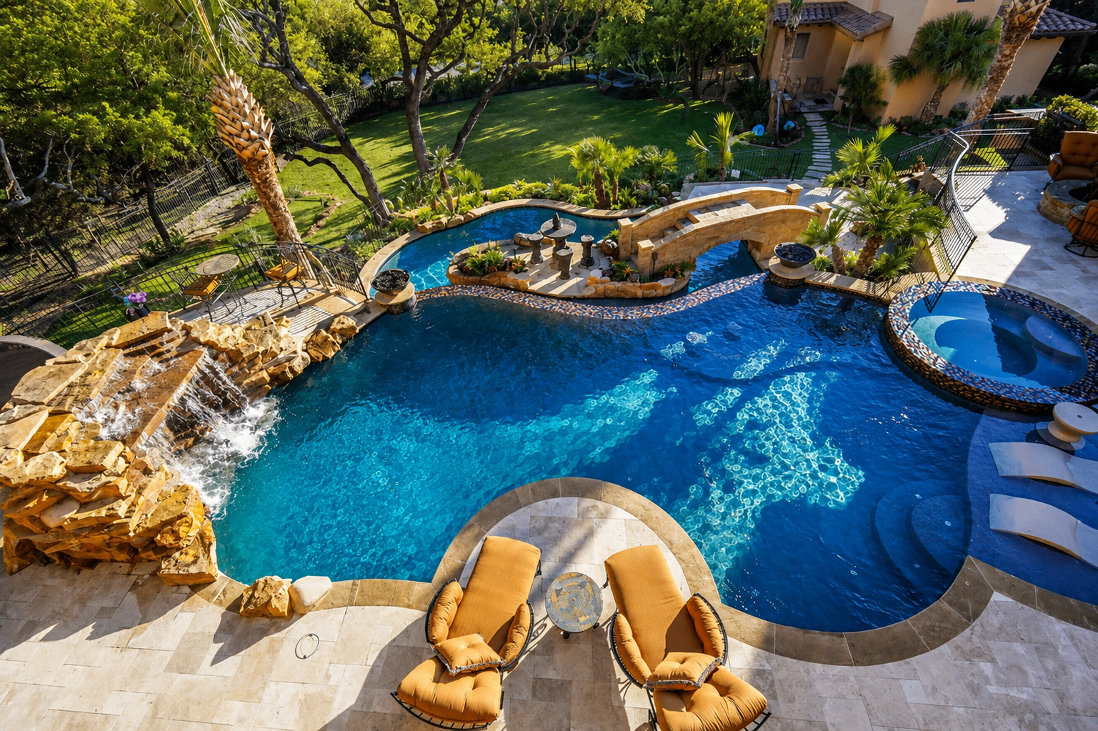 Pool Builders work